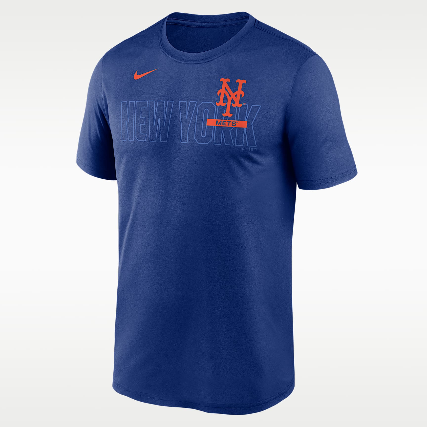 New York Mets Knockout Team Legend Men's Nike Dri-FIT MLB T-Shirt